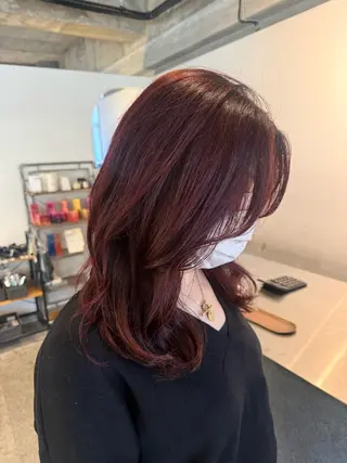 セミロング 寺本 奈央のヘアスタイル