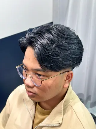 ショート 千葉弘平 🔥波巻き特化🔥のヘアスタイル