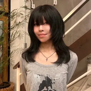 セミロング メンズカット🌟 きだに りののヘアスタイル