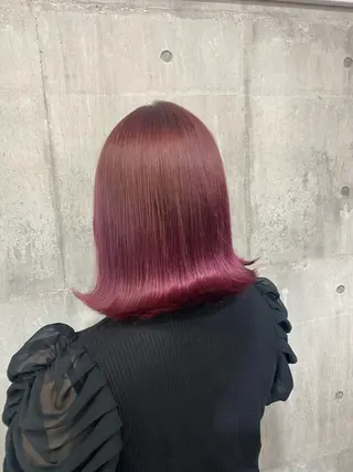 セミロング カラー SHURI❤️🔥 中/韓mix ♡のヘアスタイル