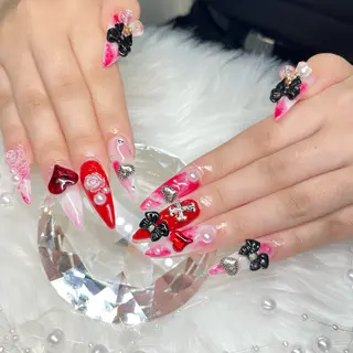 ネイル ハイビスカス ネイルサロンのネイルデザイン