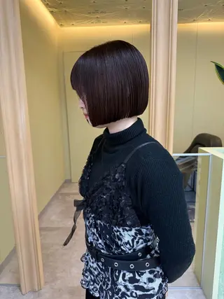 ショート カラー 伶風/ボブ/ ハッシュカットのヘアスタイル