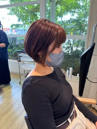 ショート 水木 里咲のヘアスタイル