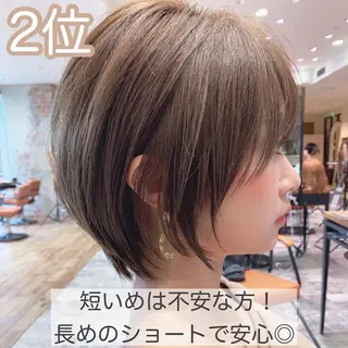 ショート カラー ショート、ボブの神✨ 峯朋也✂︎✨のヘアスタイル
