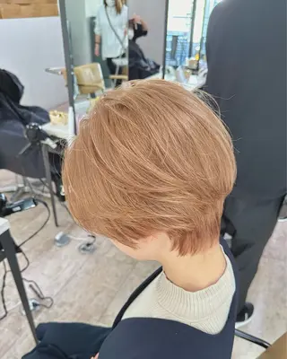 ショート カラー 🦄ハイトーンカラー 🦄まるおしょうのヘアスタイル
