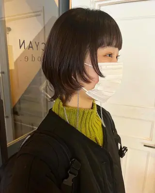 ショート カラー パーマ ヘアアレンジ メンズ キッズ ネイル マツエク・マツパ ウルフレイヤーカット /チヒロのヘアスタイル