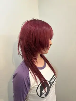 セミロング K.e.y所属・mi sakiのヘアスタイル