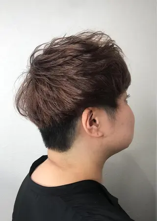 ショート カラー 柴田 祐輔のヘアスタイル