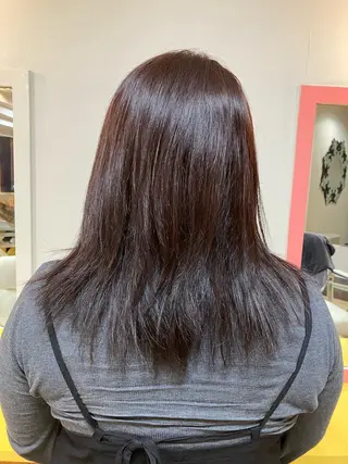 セミロング カラー 横田 尚登のヘアスタイル