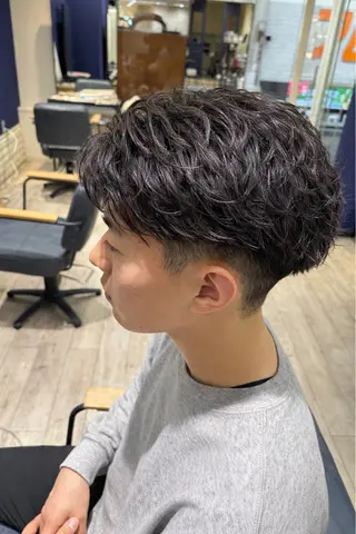 ショート メンズ メンズ専門/阿部修士 カットモデル募集中のヘアスタイル