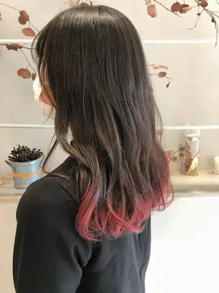 ロング 柏木 彩花のヘアスタイル