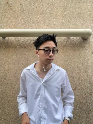 ショート パーマ 西野 朝陽のヘアスタイル