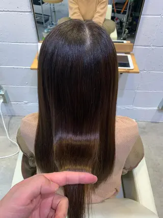 ロング 嶋崎 啓人のヘアスタイル