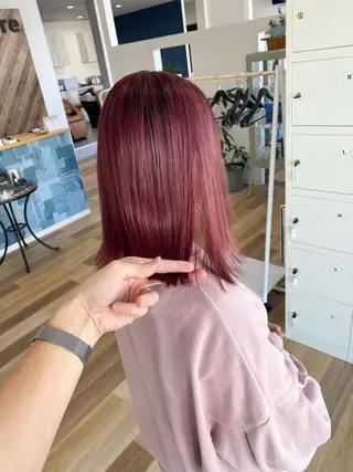 ショート ケアブリーチ 黒瀬有汰のヘアスタイル
