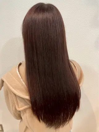 ロング 暖色カラー💞 菊地しおんのヘアスタイル