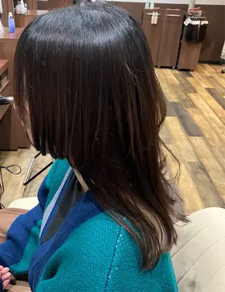 ミディアム 平川 かなこのヘアスタイル