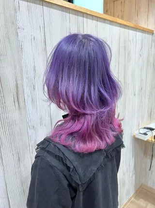ミディアム 宮地 崇文のヘアスタイル