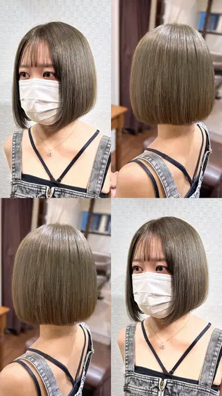 ショート カラー 柔らか垢抜けｶﾗｰと ｶｯﾄ🫧ASUKAのヘアスタイル