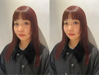 ミディアム 宮城 星のヘアスタイル