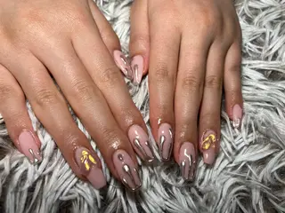 セミロング ネイル ✴︎ Delightのネイルデザイン