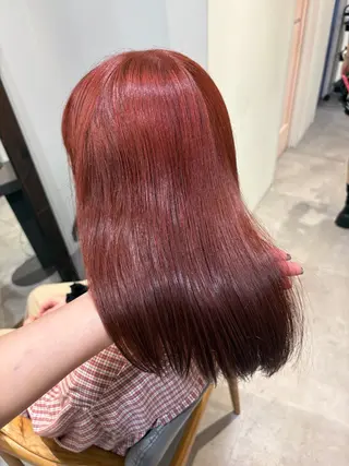 ミディアム カラー 当日予約大歓迎💗 依田瑞希のヘアスタイル