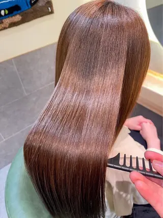 ロング [自由が丘]ハヤカワ /縮毛矯正/髪質改善のヘアスタイル