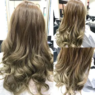 セミロング SHINJI /グランディール店長のヘアスタイル