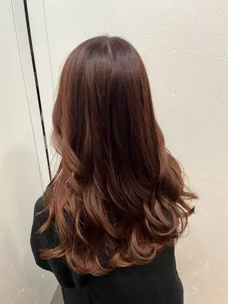 カラー reuna rikoのヘアスタイル