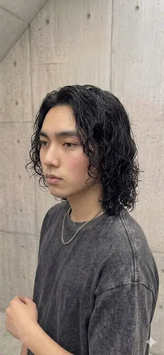 パーマ メンズ 🌀メンズパーマ🌀 カット💇こうせいのヘアスタイル