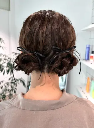 ヘアアレンジ ご予約は2月まで！ maho‪🐈🎀のヘアスタイル