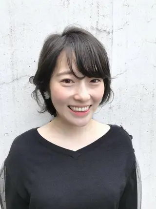 ショート パーマ 西本 由香のヘアスタイル