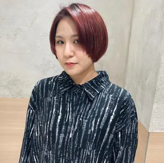 ショート カラー 大阪ヴィーガンサロン KANAKOのヘアスタイル