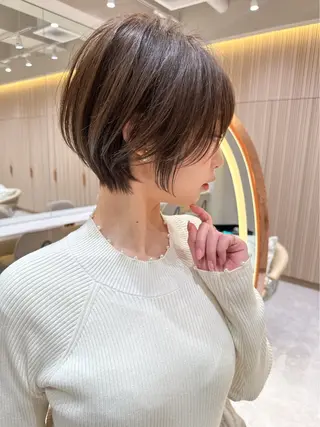 ショート カラー 縮毛矯正✨🫧 レイヤー川村利幸のヘアスタイル