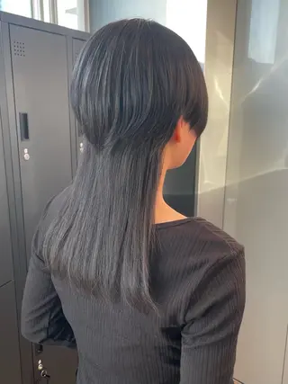 セミロング 似合わせカット/ デザインカラー🦄のヘアスタイル