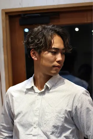 ショート メンズ parfait【パルフェ】所属・🪻二宮俊カットモデ ル縮毛矯正募集🪻のヘアスタイル