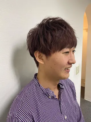 ショート メンズ 寳泉 章弘のヘアスタイル