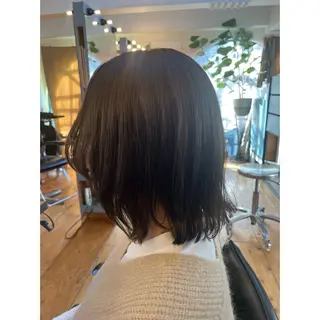 ミディアム カラー Lagom なかだのヘアスタイル