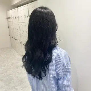 ロング カラー パーマ ヘアアレンジ メンズ キッズ ネイル マツエク・マツパ Lumo所属・💖横浜ブリーチなし 💖MIHOのヘアスタイル