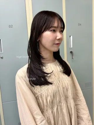 ロング カラー ktwo/難波 /似合わせ/木浦のヘアスタイル