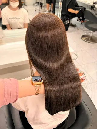 セミロング 💖札幌カラー 指名No.1💖玲奈のヘアスタイル