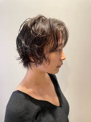 ショート パーマ 🎀レイヤー/パーマ カラー/ai🎀のヘアスタイル
