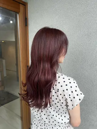 ロング カラー 浅岡 みちるのヘアスタイル