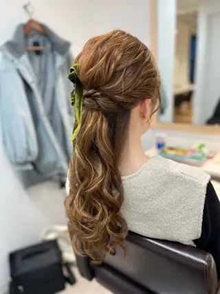 ヘアアレンジ 似合わせヘアメイク 💐オダギリチアキのヘアスタイル