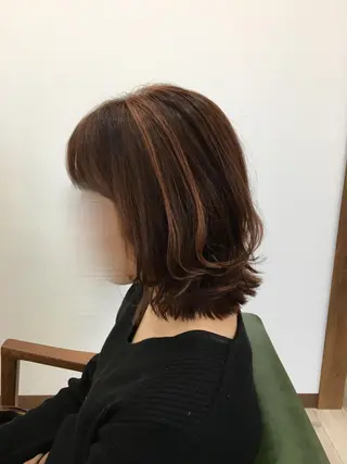 ミディアム カラー 長塚 翔也のヘアスタイル