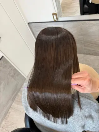 ロング パーマ ブリーチ/髪質改善/ メンズ/ KOKIのヘアスタイル