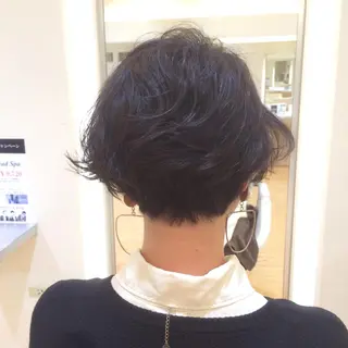 ショート パーマ タジマ ヤスヒサのヘアスタイル