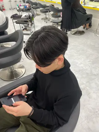 パーマ メンズ 🦋色落ち綺麗カラー メンズYUZU🦋‪のヘアスタイル