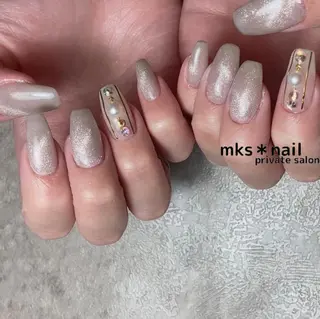ネイル mks＊nail //  枚方長尾のネイルデザイン