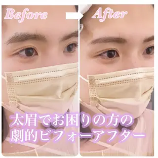 アイブロウ risa 眉毛×フェイシャルの眉毛・アイブロウイメージ