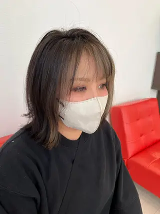 ミディアム PazRood 山下のヘアスタイル